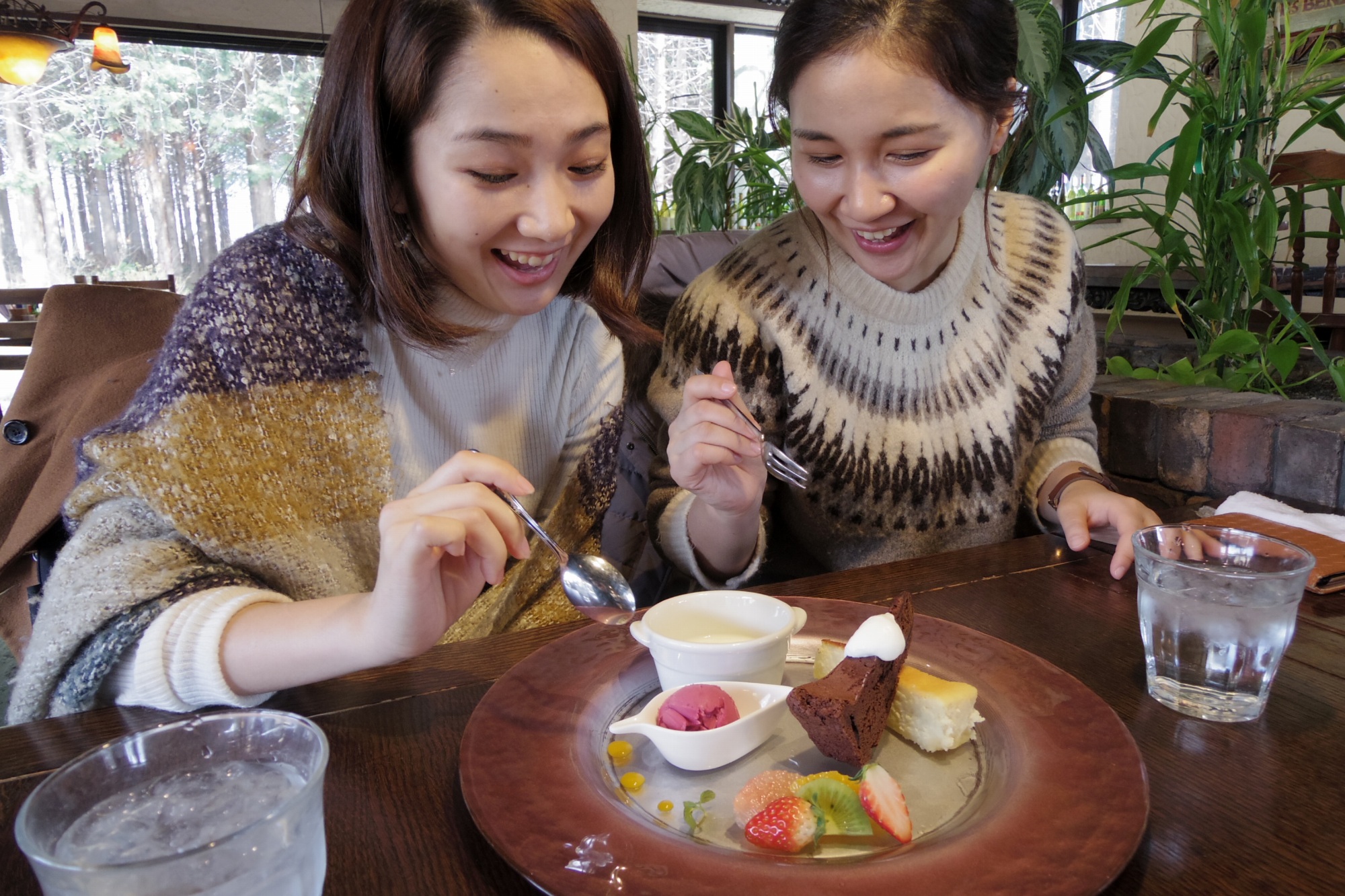 岳 温泉 ランチ